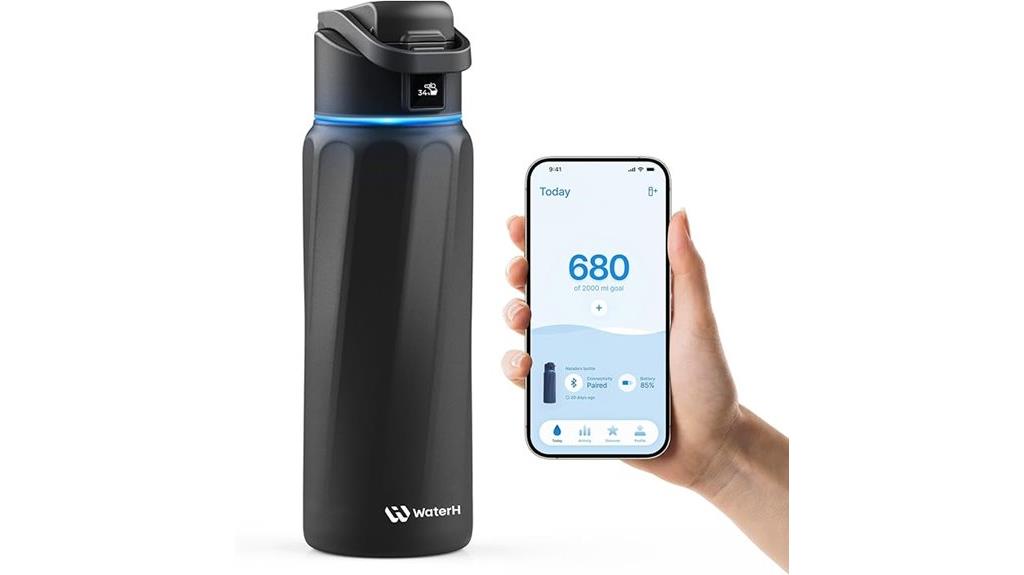 insulated water bottle with reminder