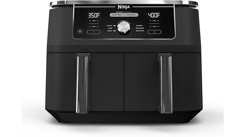 large 10 quart dual zone air fryer