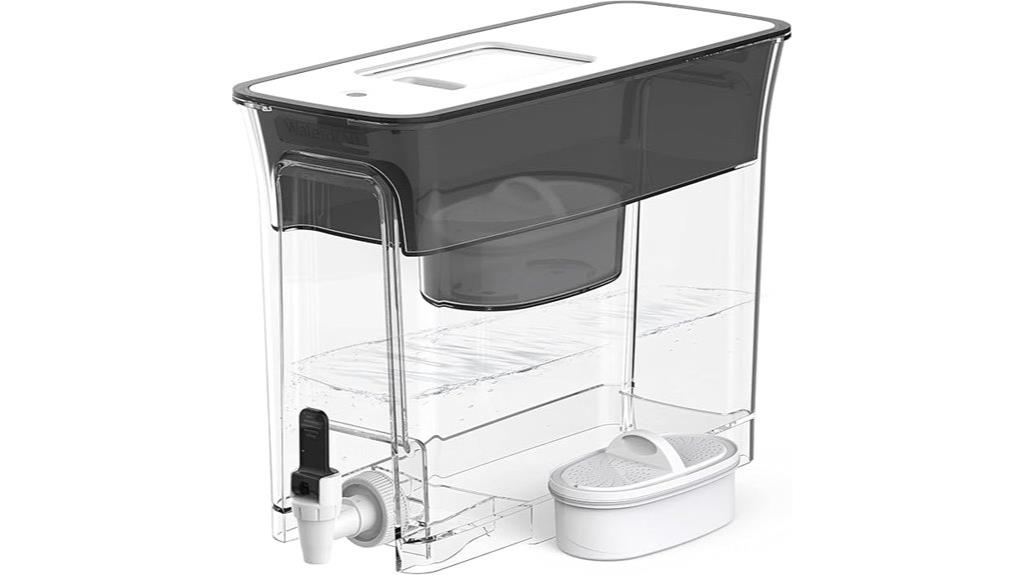 large capacity slim dispenser