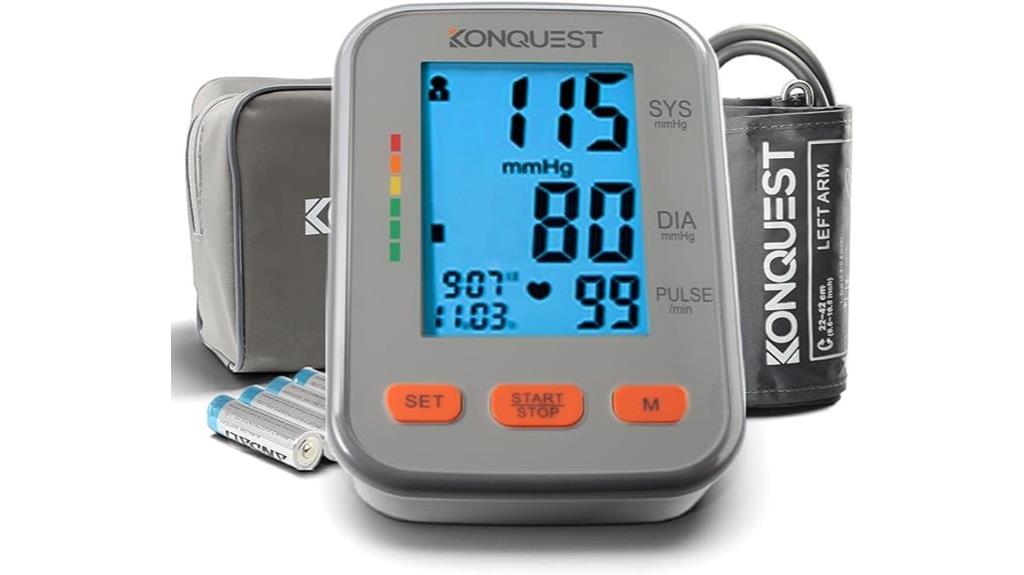 large cuff blood pressure monitor