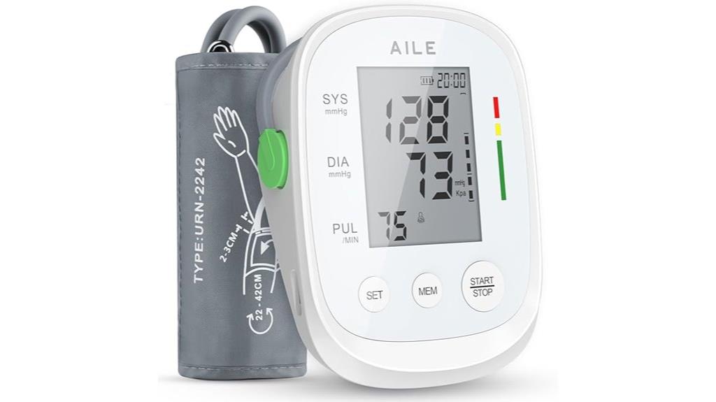 large cuff blood pressure monitor