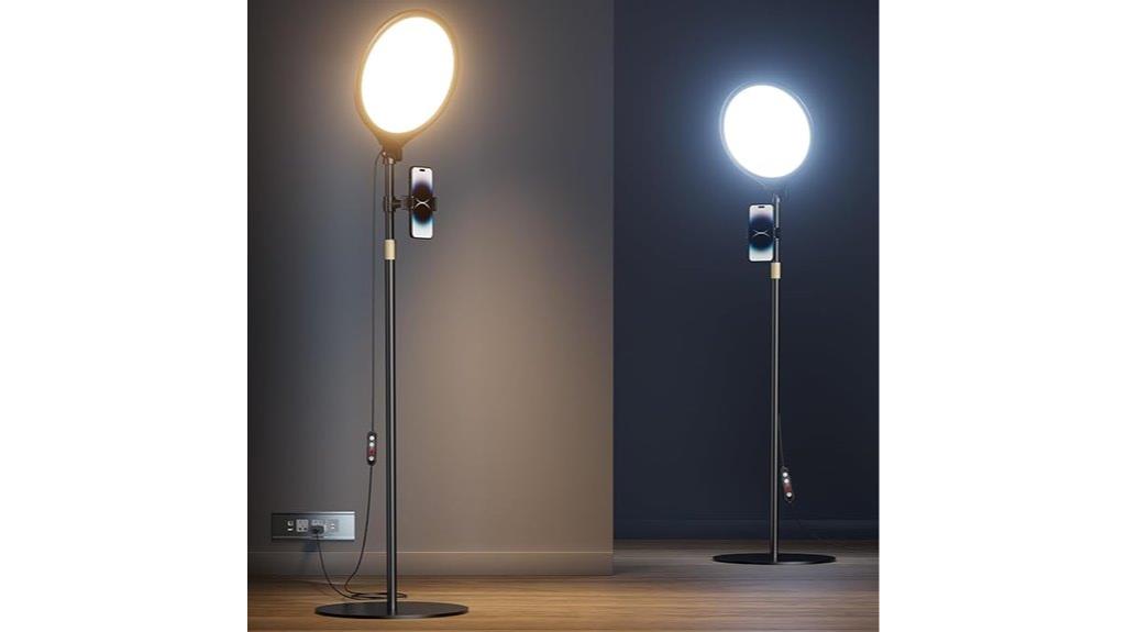 large ring light set