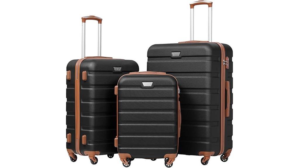 lightweight tsa spinner suitcase