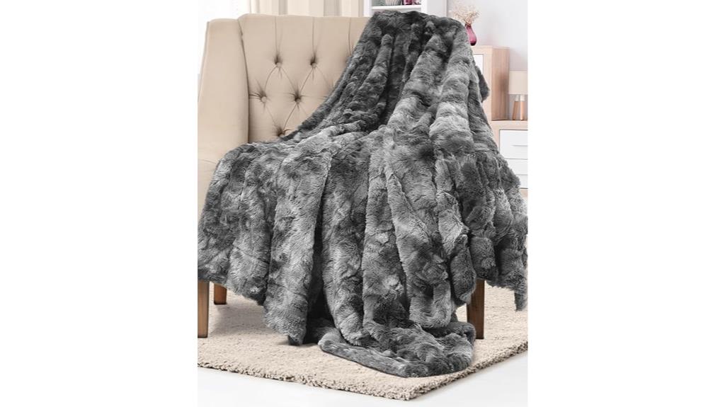 luxurious faux fur blanket