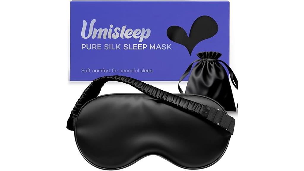 luxurious mulberry silk sleep mask