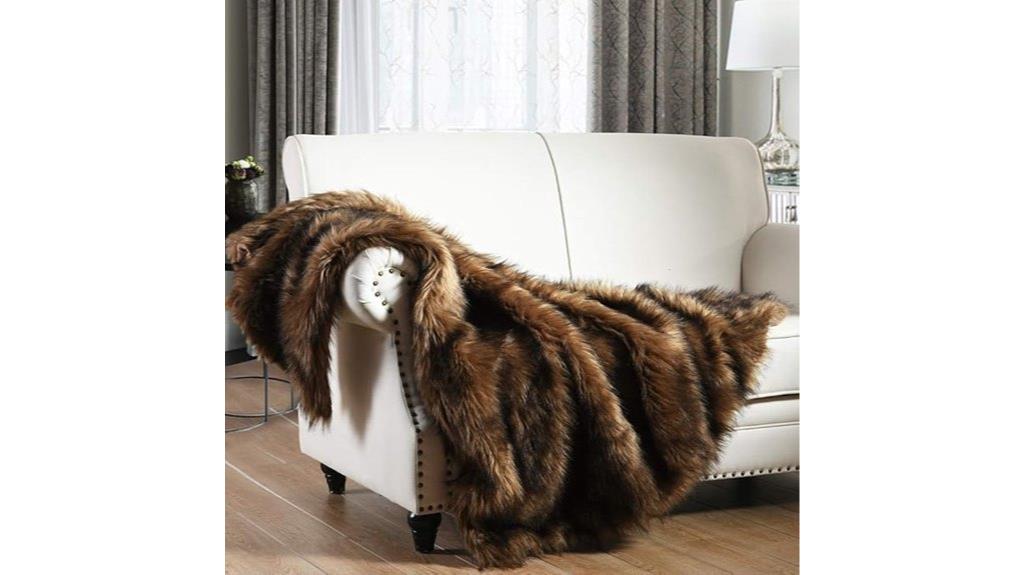 luxury faux fur blanket