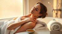 lymphatic massage reduces bloating