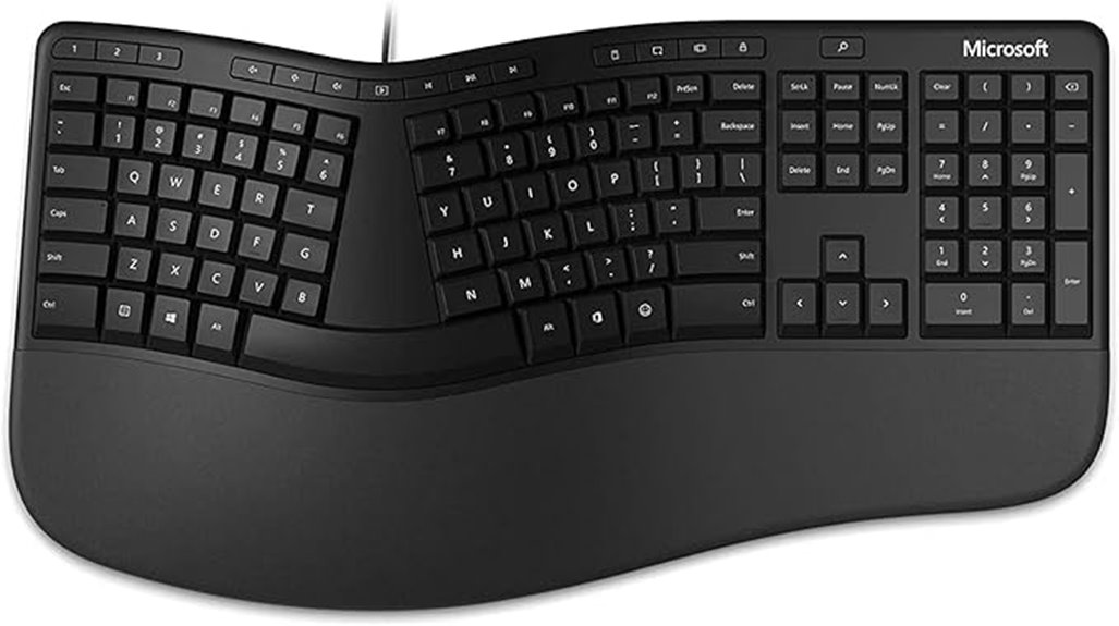 microsoft wired ergonomic keyboard