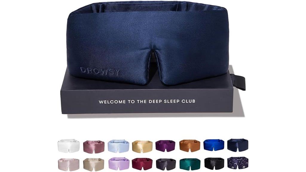 midnight blue padded mask