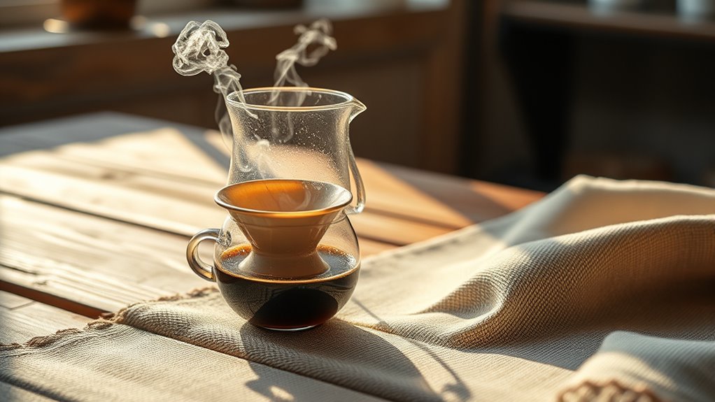 mindful intentional coffee brewing
