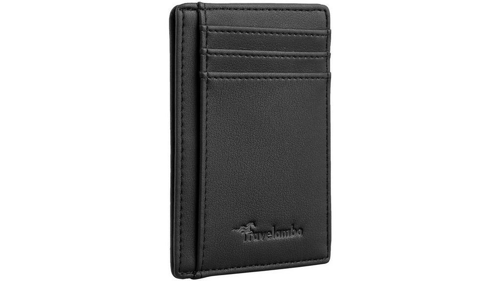 minimalist rfid leather wallet