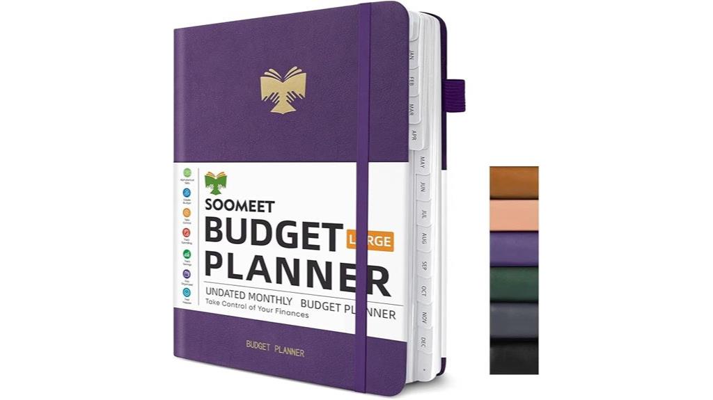 monthly budget planner hardcover