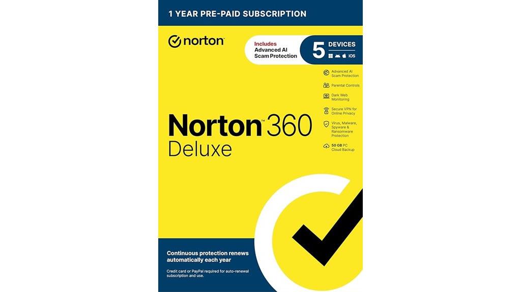 norton 360 deluxe multi device