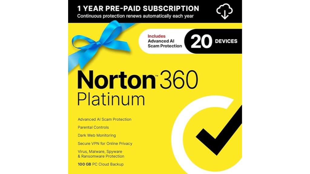 norton 360 platinum 20