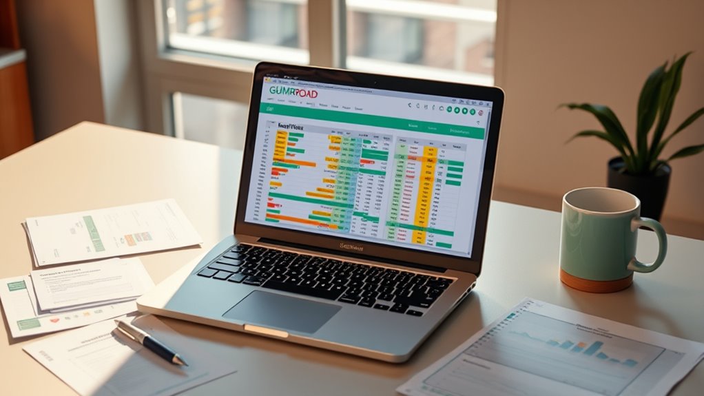 online spreadsheet template sales