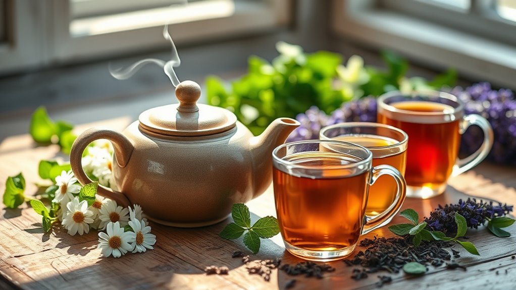 optimal herbal tea timing