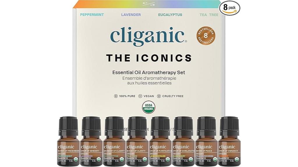 organic essential oil set