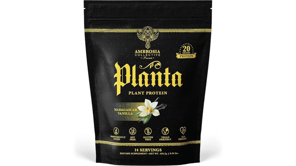 organic vanilla plant protein