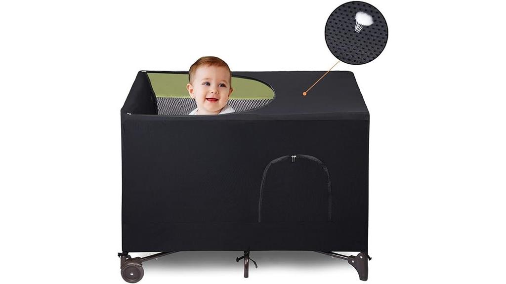 pack n play blackout cover