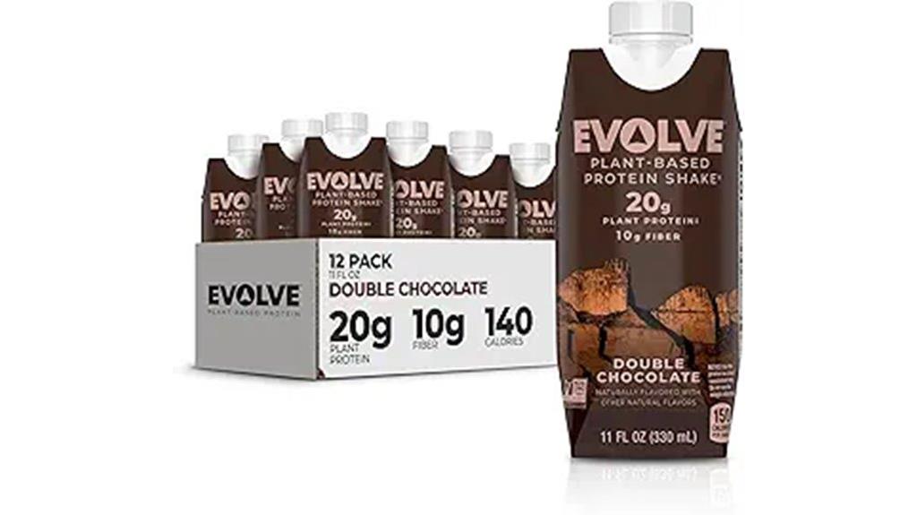 plant based double chocolate