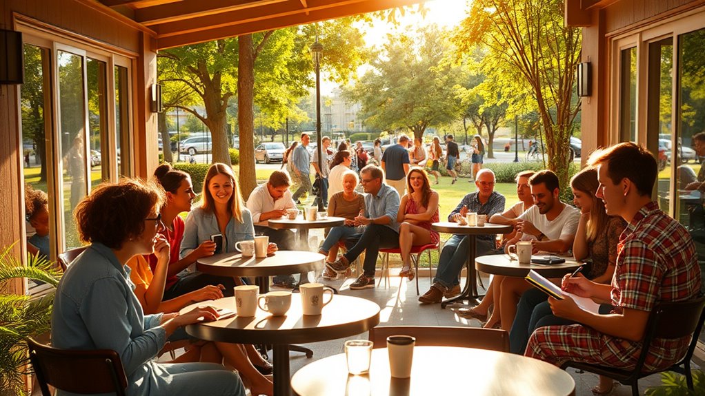 popular social gathering spots