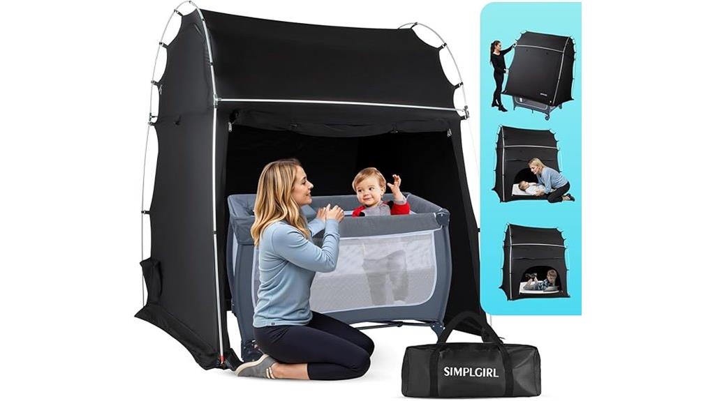 portable blackout sleep tent