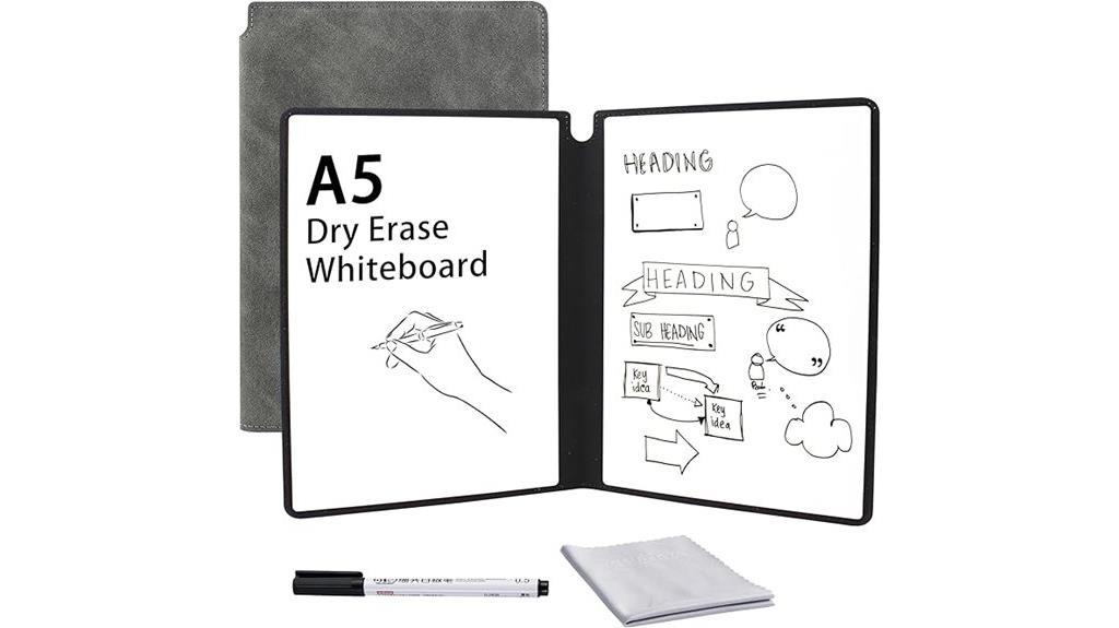 portable double sided whiteboard