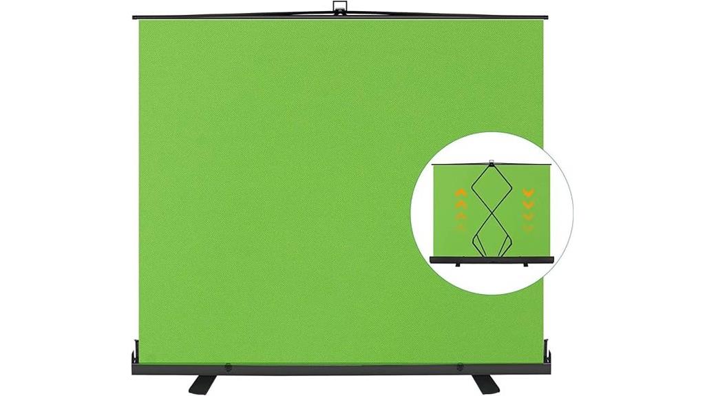 portable green screen setup