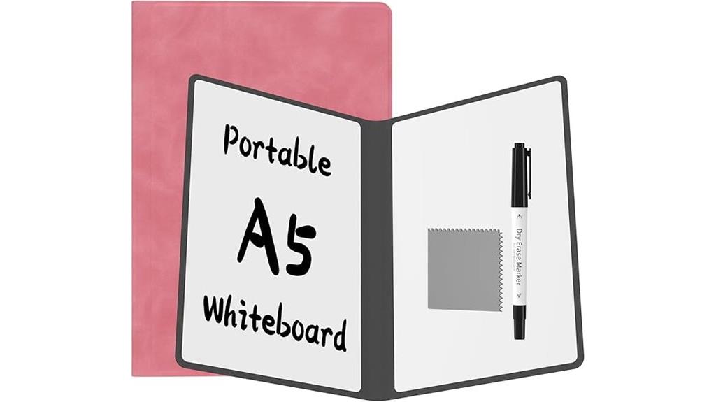 portable whiteboard with accessories