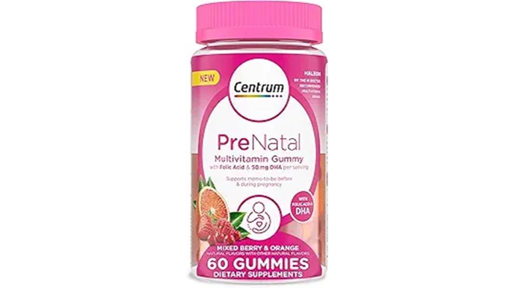 prenatal gummies with dha