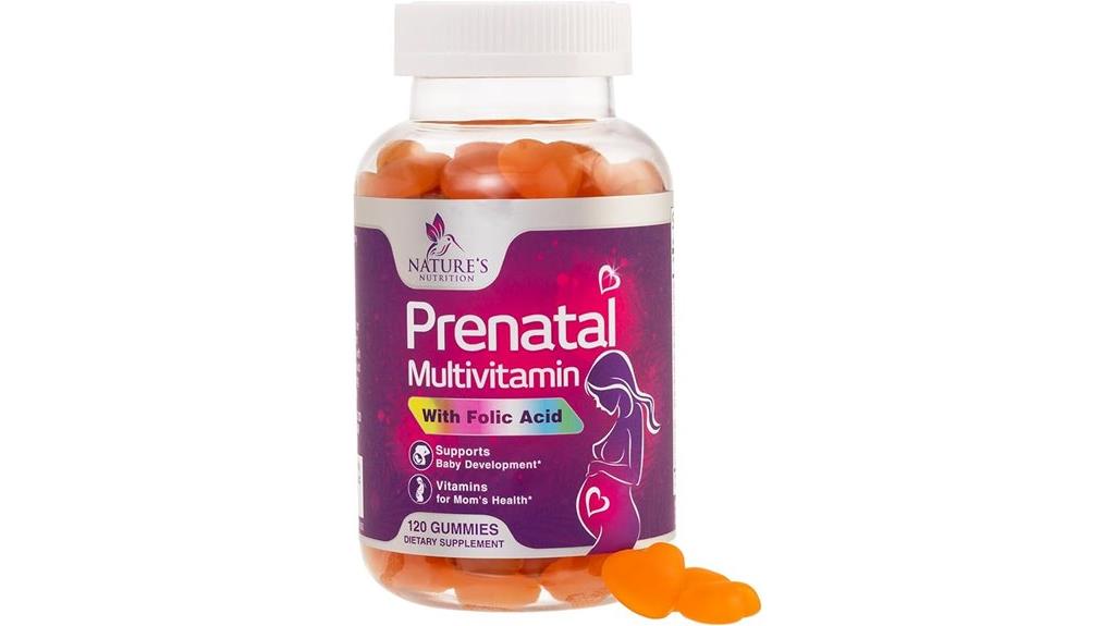 prenatal gummies with folic