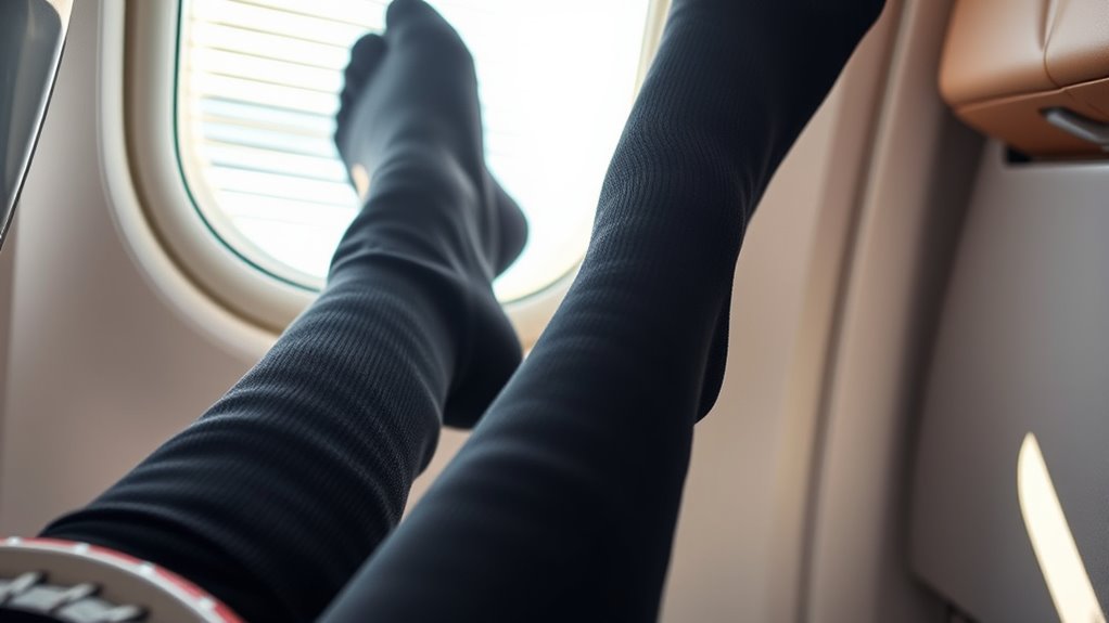 properly fitting travel compression socks