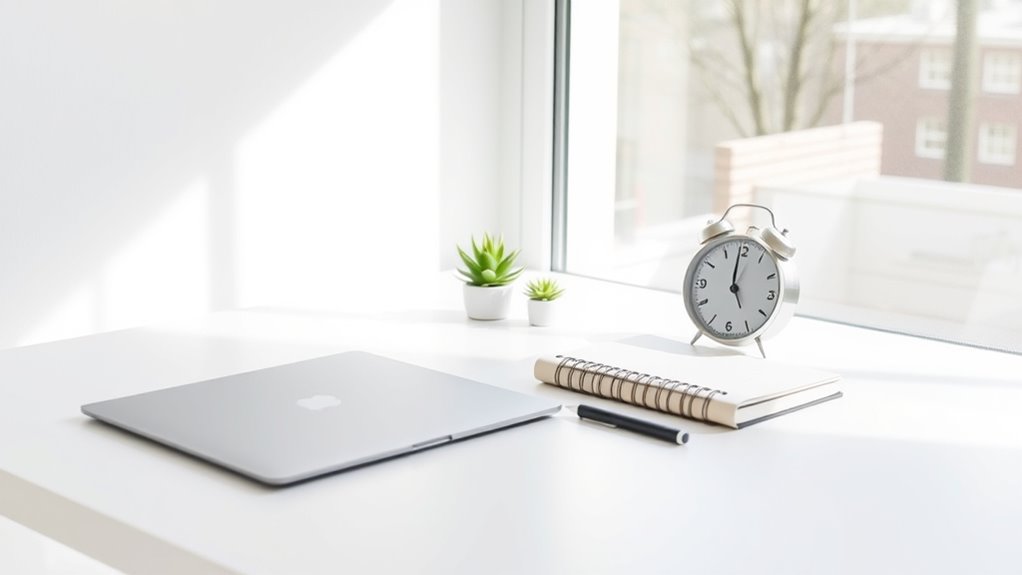 quick declutter workspace setup
