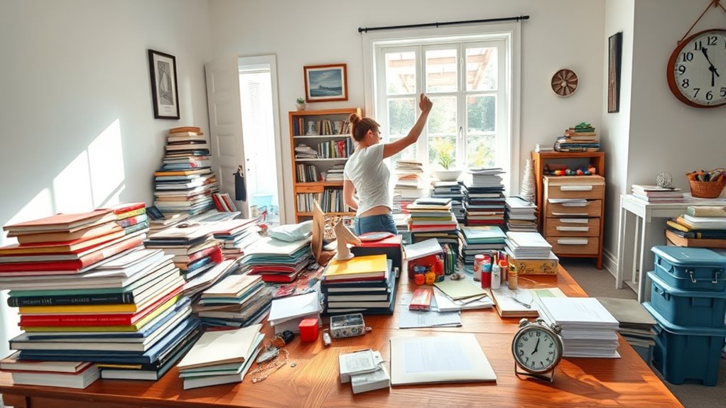 quick decluttering boosts motivation