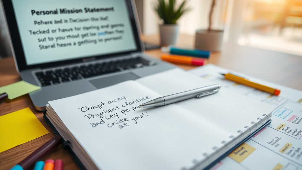regularly refine personal mission