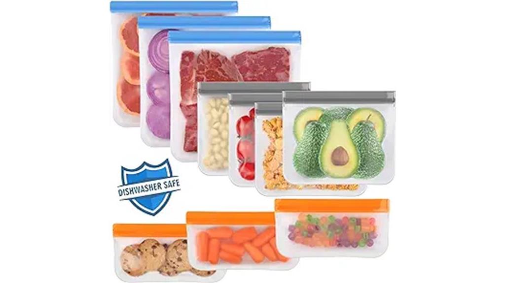 reusable food storage bags