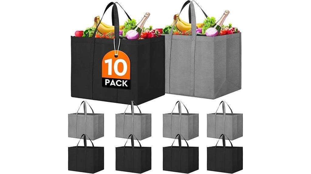reusable grocery bags pack