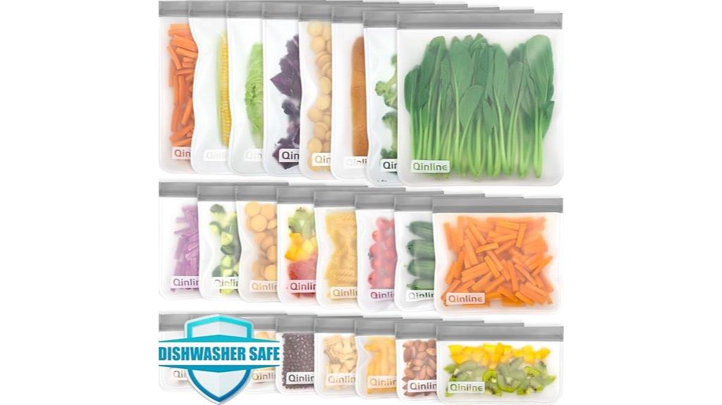 reusable silicone food bags