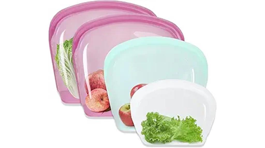 reusable silicone sandwich bags