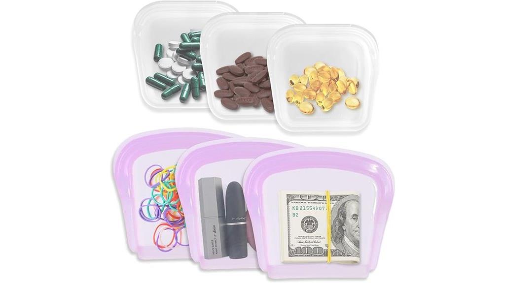 reusable snack bags pack