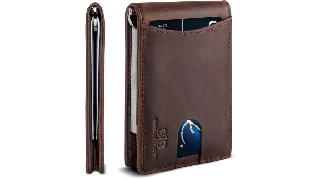 rfid blocking slim wallet