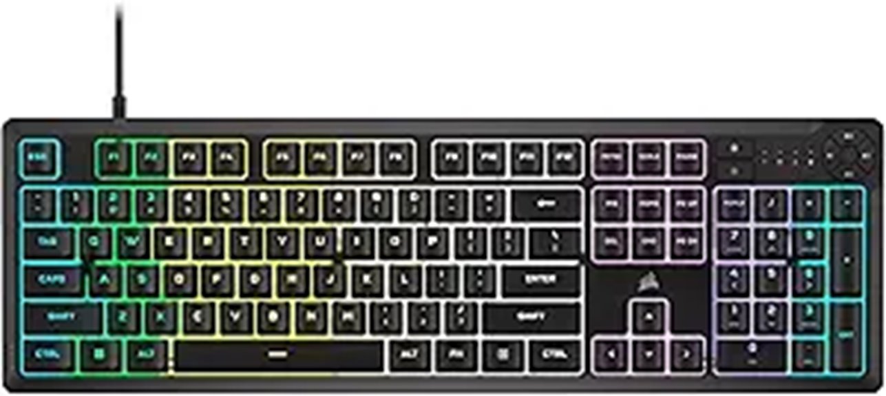 rgb backlit gaming keyboard