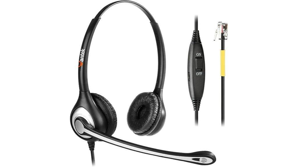 rj9 headset with controls