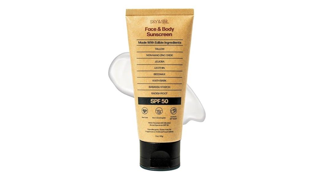 safe mineral spf 50