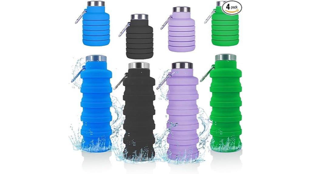 silicone leakproof water bottles
