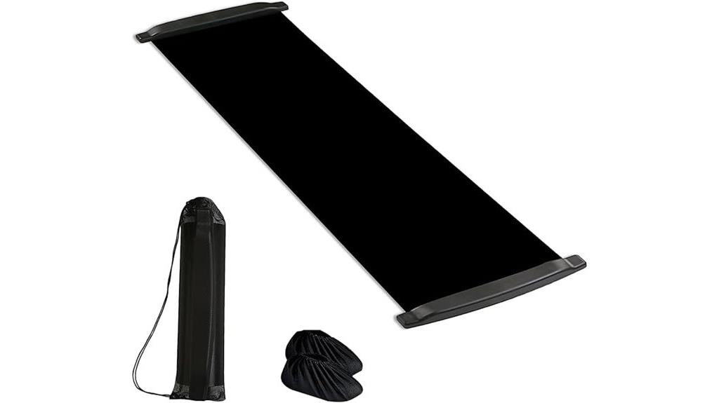slide board with stops