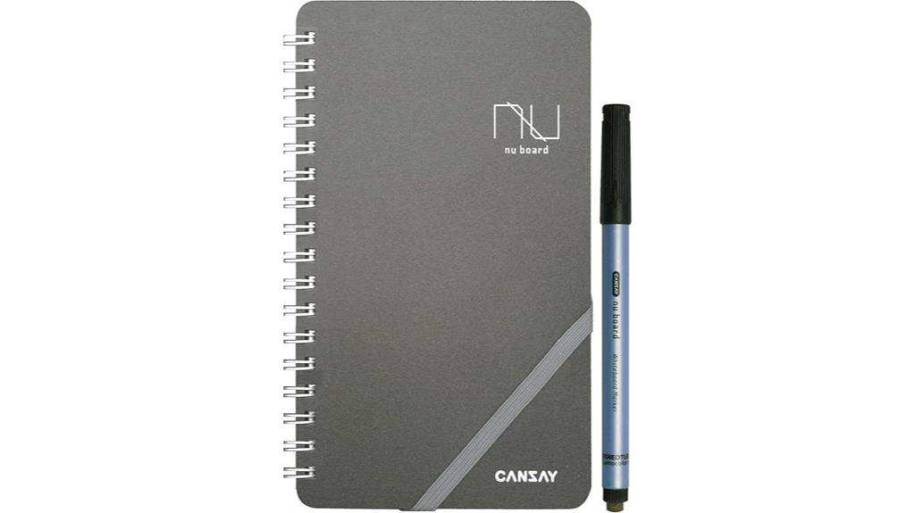small whiteboard notebook