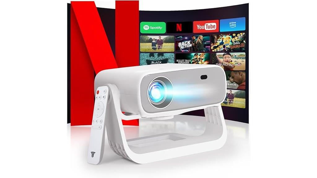 smart wifi bluetooth projector