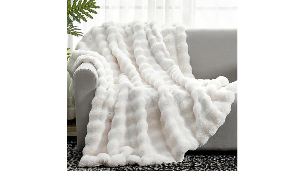 soft faux fur blanket
