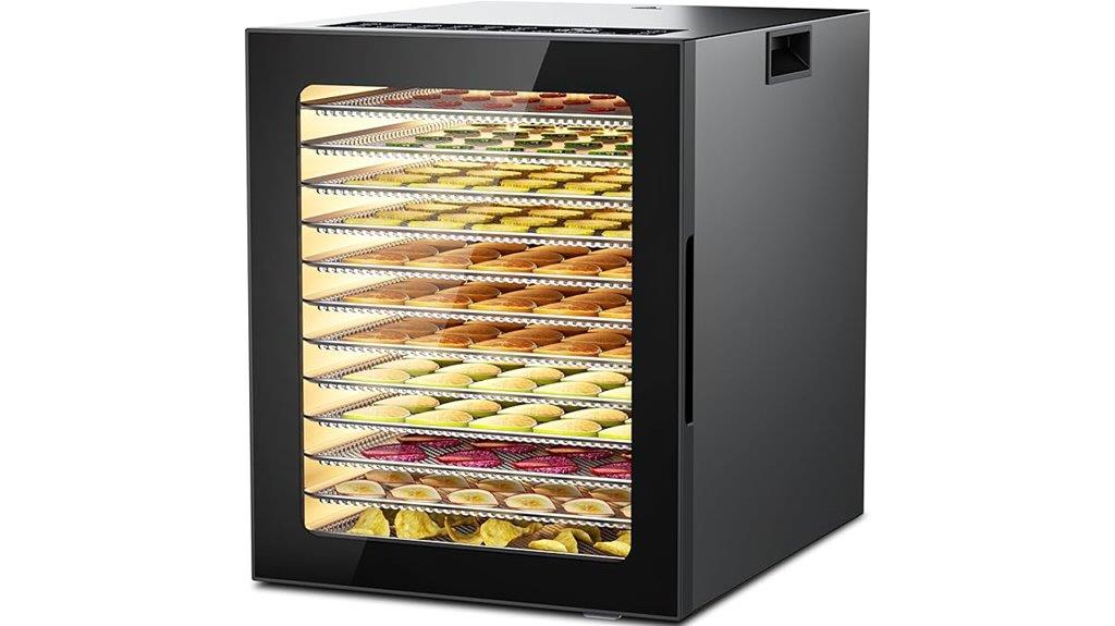 stainless steel 12 tray dehydrator